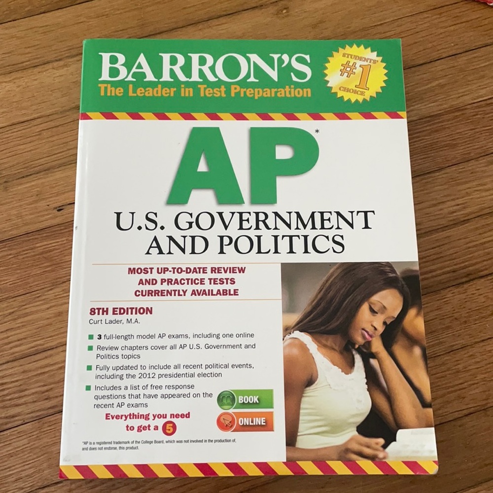 BARRONS AP U.S. study book